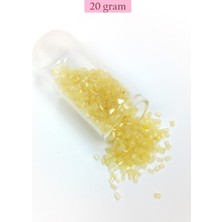 MidasTech Kesme Cam Boncuk 2mm - 20 Gram - Şeffaf Sarı -BNC303 Nemere
