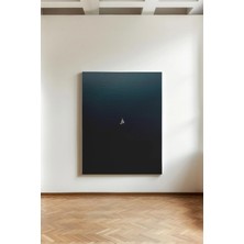 Kanvaspera Sonsuz Okyanusta Yalnız Yelkenli - Kanvas Tablo - Sade, Derinlemesine ve Huzur Temalı Duvar Dekoru