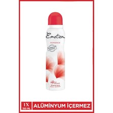 MidasTech Emotion Romance Kadın Vegan Deodorant 150 ml Hızlı Kurur, Leke Bırakmaz Nemere