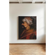 Kanvaspera Yavuz Sultan Selim Tablosu – Osmanlı Sultanı Portesi – Kanvas Duvar Sanatı