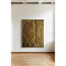 Kanvaspera Eski Mısır Hiyeroglifi - Kanvas Tablo | Antik Mısır Sanatı | Tarihsel Duvar Dekorasyonu