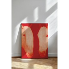 Kanvaspera Kızıl Ikili At - Kanvas Tablo