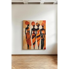 Kanvaspera Afrikalı Kadın - Kanvas Tablo | Etnik Sanat | Çağdaş Duvar Dekorasyonu