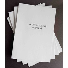Deftersan A5 Aylık Puantaj Defteri 10 Adet