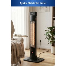 Einsteel Flamo 2500W 4 Kademeli Uzaktan Kumandalı Karbon Infrared Duvar Isıtıcı 5965