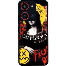BG AKSESUAR Reeder S19 Max Pro S 108MP Uyumlu Monalisa Tasarımlı Glossy Premium Kılıf