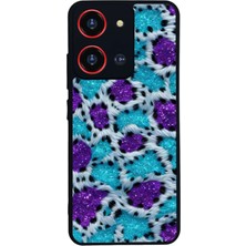 Reeder S19 Max Pro S 108MP Uyumlu Hologram Leopar Tasarımlı Glossy Premium Kılıf