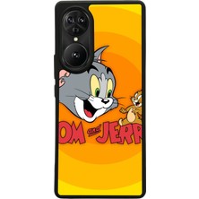 Reeder S19 Max Pro S Edge Uyumlu Tom And Jerry Tasarımlı Glossy Premium Kılıf