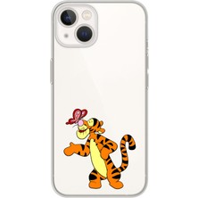 Mobilpad Iphone 15 Uyumlu Baskılı Yumuşak Silikon Şeffaf Telefon Kılıfı