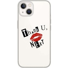 Mobilpad Iphone 15 Uyumlu Baskılı Yumuşak Silikon Şeffaf Telefon Kılıfı