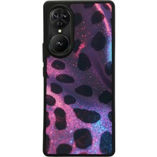 Reeder S19 Max Pro S Edge Uyumlu Hologram Leopar Tasarımlı Glossy Premium Kılıf