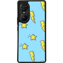 Reeder S19 Max Pro S Edge Uyumlu Simsek Tasarımlı Glossy Premium Kılıf