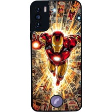 BG AKSESUAR Reeder S19 Max Pro S Uyumlu  Iron Man ( Demir Adam ) Tasarımlı Glossy Premium Kılıf