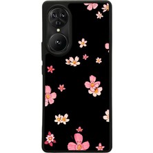 Reeder S19 Max Pro S Edge Uyumlu Floral Tasarımlı Glossy Premium Kılıf