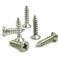 Klips, Menteşe, Ayak, Ağaç, Sunta Vidası 3X13 mm - Nikel 1000 Adet Midastech