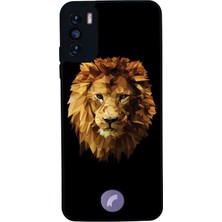 BG AKSESUAR Reeder S19 Max Pro S Uyumlu Aslan Tasarımlı Glossy Premium Kılıf
