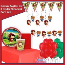 Parti Show Kırmızı Başlıklı Kız 8 Kişilik Parti Seti