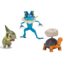 Kaia Life Pok 95155-D Pokemon Battle 3lü Figür Seti Asorti