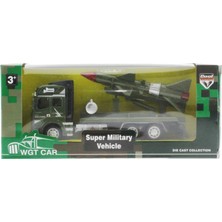 Kaia Life Sürtmeli Die Cast Metal Füze Rampalı Askeri Kamyon