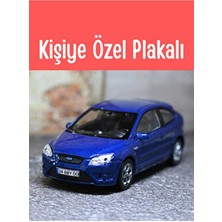 Bebeym Ford Focus Metal Araba - 1:36 Ölçek Ford Focus Oyuncak Araba - Mavi