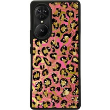 Reeder S19 Max Pro S Edge Uyumlu Hologram Leopar Tasarımlı Glossy Premium Kılıf