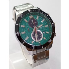 Curren Çelik Kordonlu, Fonksiyonları Aktif, Kronometreli, Su Geçirmez, 2 Yıl Garantili Erkek Saati