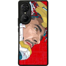 Reeder S19 Max Pro S Edge Uyumlu Iron Man ( Demir Adam ) Tasarımlı Glossy Premium Kılıf