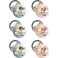 Parti Show Bugün Oruçluyum Rozeti 6'lı Set