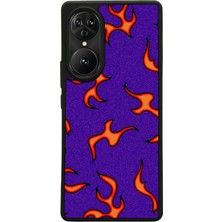 Reeder S19 Max Pro S Edge Uyumlu Retro Flame Patterns Tasarımlı Glossy Premium Kılıf