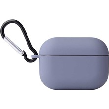 Gaappy Clear Serisi Apple Airpods Pro 1.nesil Lila Airpods Kılıf