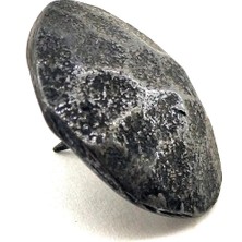 Antika Tarz Dekoratif Pirinç Dövme Kabara No4 - 36 Mm, Oksit Midastech