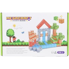 Kaia Life Megacraft Orman ve Ev Temalı Mıknatıslı Bloklar 119 Parça