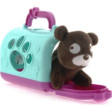 Kaia Life Taşıma Çantalı Peluş Kahverengi Yavru Köpek