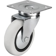 Hts 351 - 75X25 mm Pvc Tablalı Tekerlek - 4 Adet Midastech