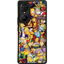 Reeder S19 Max Pro S Edge Uyumlu The Simpsons Tasarımlı Glossy Premium Kılıf