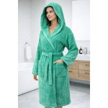 Emillie %100 Pamuk Kadife Ihracat Fazlası Unisex Bornoz -Yüksek Kalite