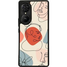 Reeder S19 Max Pro S Edge Uyumlu Line Art Tasarımlı Glossy Premium Kılıf