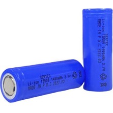 3.7V Li-Ion 18500 1500 Mah 1c Şarjlı Pil Midastech