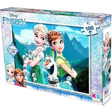 Aylina Mey Ithalat®  100 Parça Frozen Puzzle