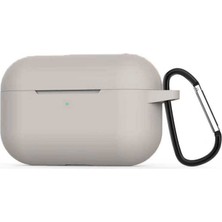 Gaappy Simple Serisi Apple Airpods Pro 1.nesil Gri Airpods Kılıf