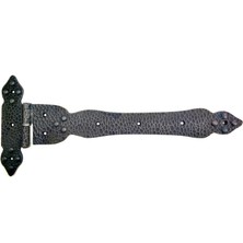 Antika Tarz Dekoratif Pirinç Kuyruklu Yönlü Dövme Menteşe - Battal, Oksit Midastech