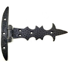 Antika Tarz Dekoratif Pirinç Kuyruklu Lale Menteşe - Dar Kasa, Oksit Midastech