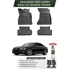 Audi A4 2011 Model Aracınıza Özel Üretim Esnek Kauçuk Paspas Takımı + Hediyeli