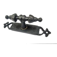 Antika Tarz Dekoratif Pirinç Burma Pencere Kolu - 152X32 Mm, Oksit Midastech