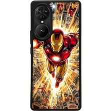 Reeder S19 Max Pro S Edge Uyumlu Iron Man ( Demir Adam ) Tasarımlı Glossy Premium Kılıf