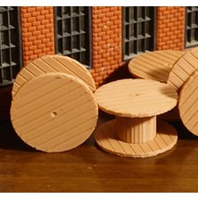 Nana Art 1:87 Ölçek Minyatür Kablo Makarası 4' Lü Set