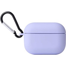 Gaappy Clear Serisi Apple Airpods Pro 1.nesil Mor Airpods Kılıf