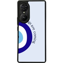 Reeder S19 Max Pro S Edge Uyumlu Nazar Tasarımlı Glossy Premium Kılıf