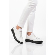 Walkway Beyaz Lastik Bağcıklı Erkek Sneaker Balase M