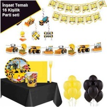 Parti Show Iş Makineleri Parti Seti 16 Kişilik